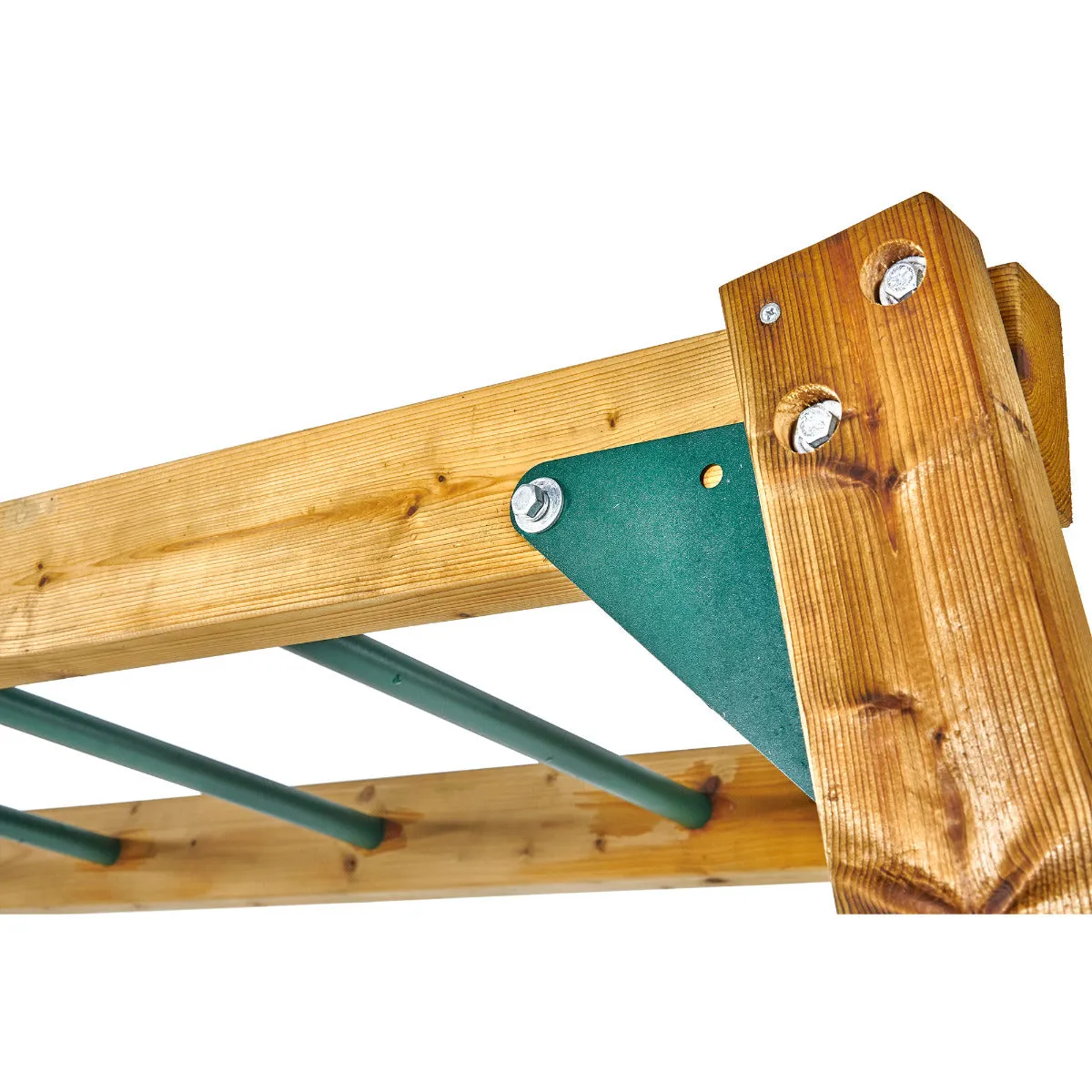 Plum Wooden Monkey Bars | Durable Outdoor Climbing Frame for Kids
