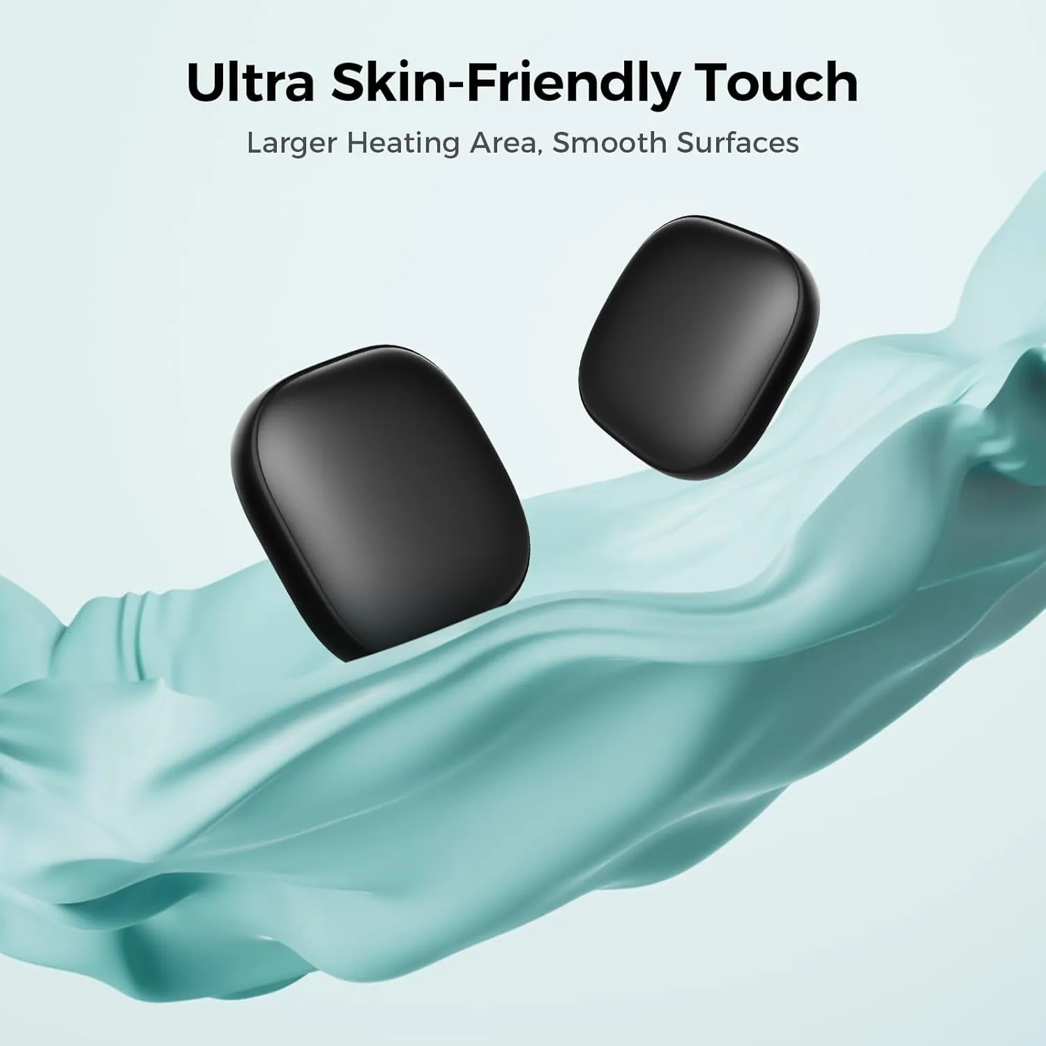 Pocket Size Hand Warmers Rechargeable 2 Pack, AI Smart Chips 3 Levels Heating Ultrathin Electric Handwarmers with 4000mAh, Portable Electric Hand Warmer, Hunting Camping Hiking Men Womens Gifts