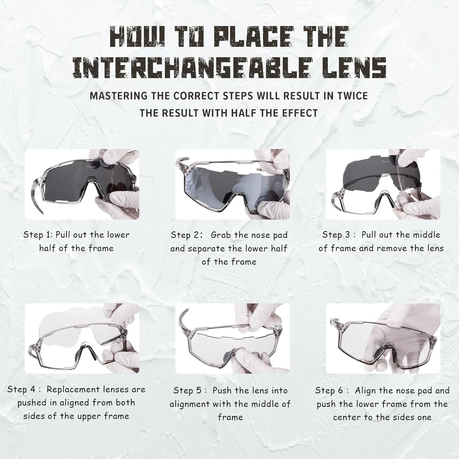 Polarized Sport Safety Sunglasses UV400 Protection & Lightweight Glasses for Men Women, Adjust for Cycling Running