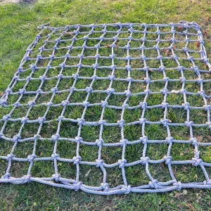 Polyamide Climbing Frame Net for Training Equipment,Climbing Net Rope Netting Climbing Cargo Net,Plant Support Network(Size:6.6 * 26ft)