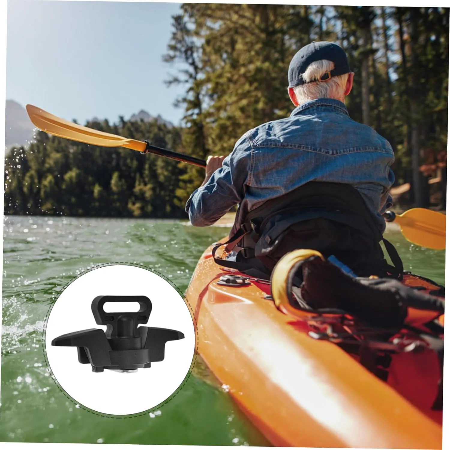 POPETPOP Heavy Duty Boat Cleat for Kayak Docking Durable Anchor Line Cleat Rope Accessory for Secure Mooring Base