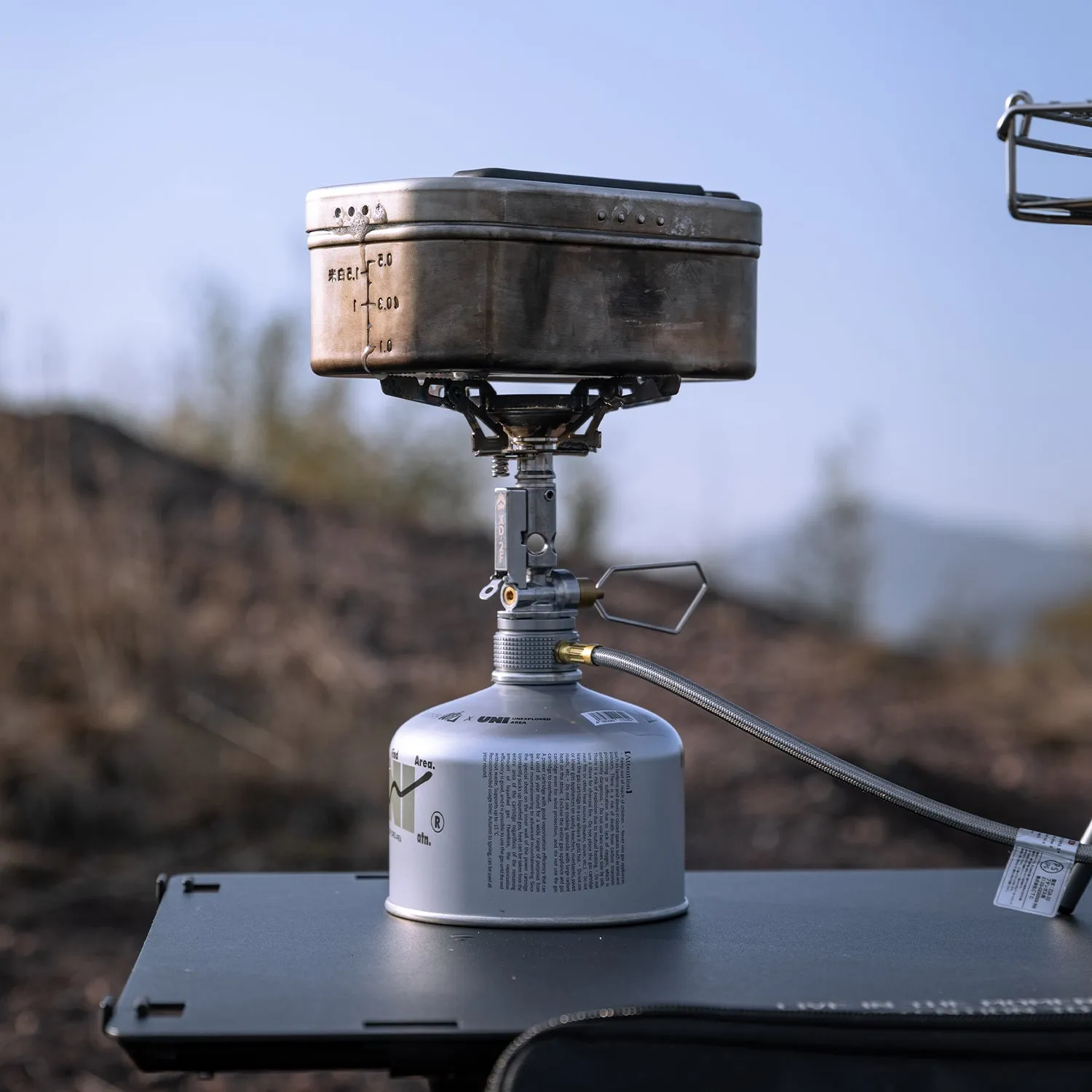 Portable Camping Gas Stove with Ignitor & Flow Regulator Foldable for Outdoor  XD-2F