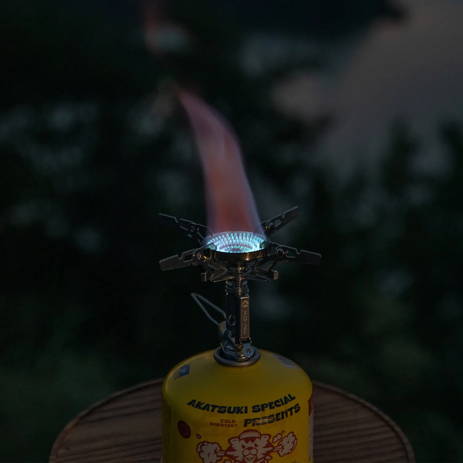 Portable Camping Gas Stove with Ignitor & Flow Regulator Foldable for Outdoor  XD-2F