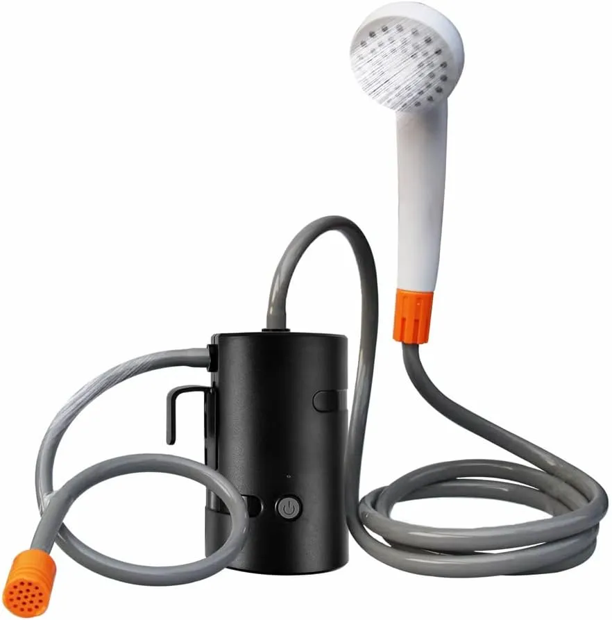 Portable Camping Shower Outdoor Electric Shower Pump able Shower Large acity Folding Bucket Hiking Traveling Shower Bathe Tool