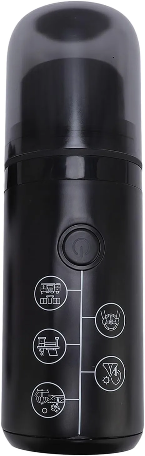 Portable Coffee Maker, 17Bar Pressure Electric Coffee Machine, for Outdoor Travel Powder and Capsules Compartment (Black)