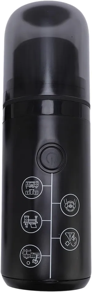 Portable Coffee Maker, 17Bar Pressure Electric Coffee Machine, for Outdoor Travel Powder and Capsules Compartment (Black)