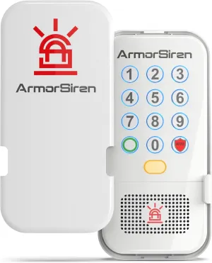 Portable Door & Personal Security Alarm – 120dB Siren with Motion Detection, App Control, Rechargeable Battery – Travel Safety for Hotel Rooms, Dorms, Cruise Ships, RV's, Beach & More