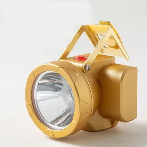 Portable Head Mounted Rechargeable Mining Lamp, Ledwaterproof Explosion-Proof Coal Mine Lightsuitable for Firefighting, Underpass