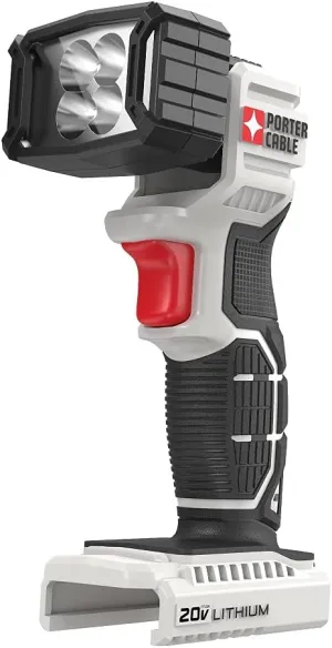 PORTER-CABLE 20V MAX LED Work Light, Black, 7.34 Inch.