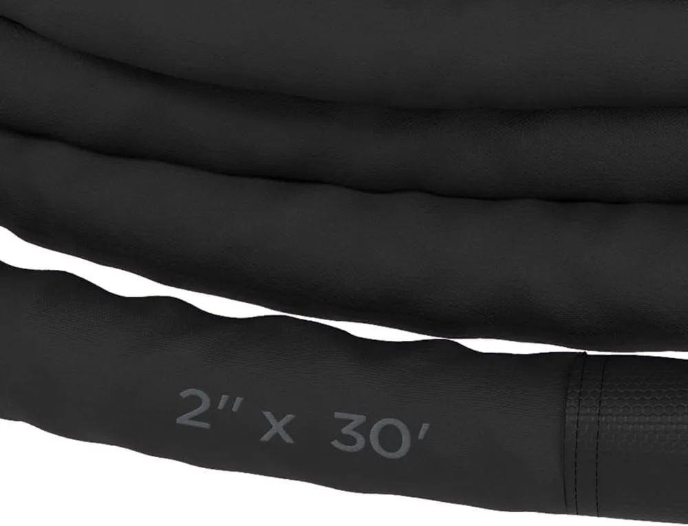 Power Systems Covered Battle Rope - Featuring The Abrasion Resistant Ballistic Fabric Sleeve (1.5" x 30')