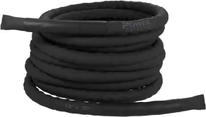 Power Systems Covered Battle Rope - Featuring The Abrasion Resistant Ballistic Fabric Sleeve (1.5" x 30')