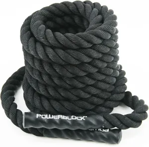 PowerBlock 30 Foot Battle Rope – Workout Rope, Exercise Rope, Battle Ropes for Home Gym, Ropes for Working Out, Exercise Battle Ropes, Heavy Ropes for Exercise Training