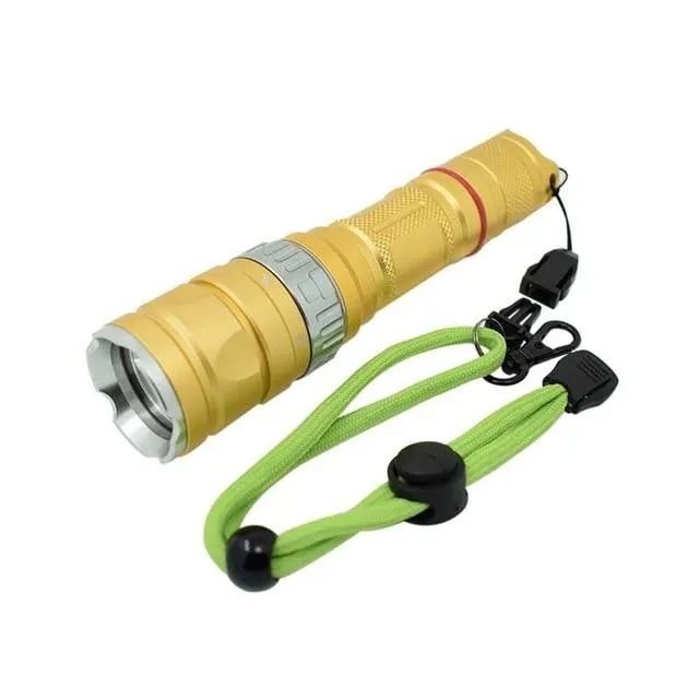 Powerful Underwater LED Diving Flashlight Professional Diving Torch 18650 Battery Waterproof Flashlight Q5 Light Lamp Lanterna