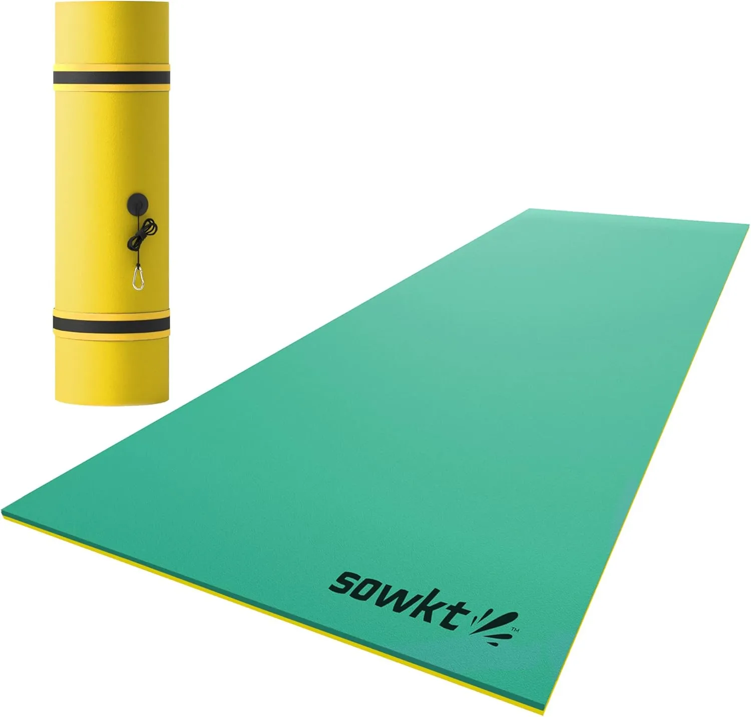 Premium Made in USA Lily Pad (9x6, 12x6 & 18x6 ft) Floating Mat for Lakes and Pools - Great for The Lake, Pool, Boat or as a Floating Dock - Giant Lilly Pad for Adults and Kids