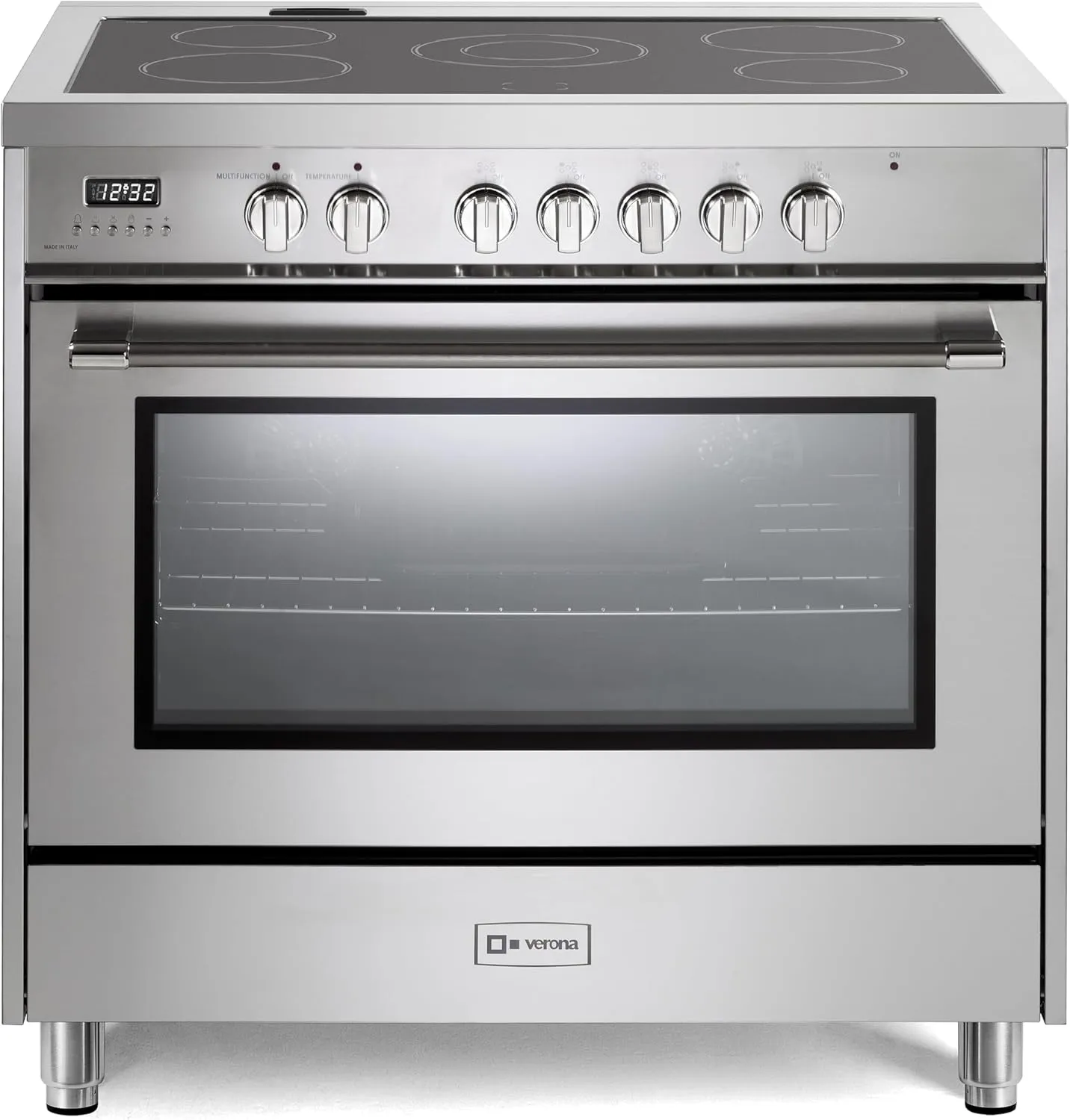Prima Series VPRFSEE365SS 36 Inch 5.0 cu. ft. All Electric Range Oven Stove Freestanding, 5 Heating Elements, Dual Convection, Stainless Steel