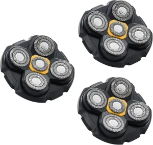 Pro Head Shaver Replacement Blades Compatible with MicroTouch Titanium Head Shaver,Precision Electric Shaving for Bald Men. (3 pack)