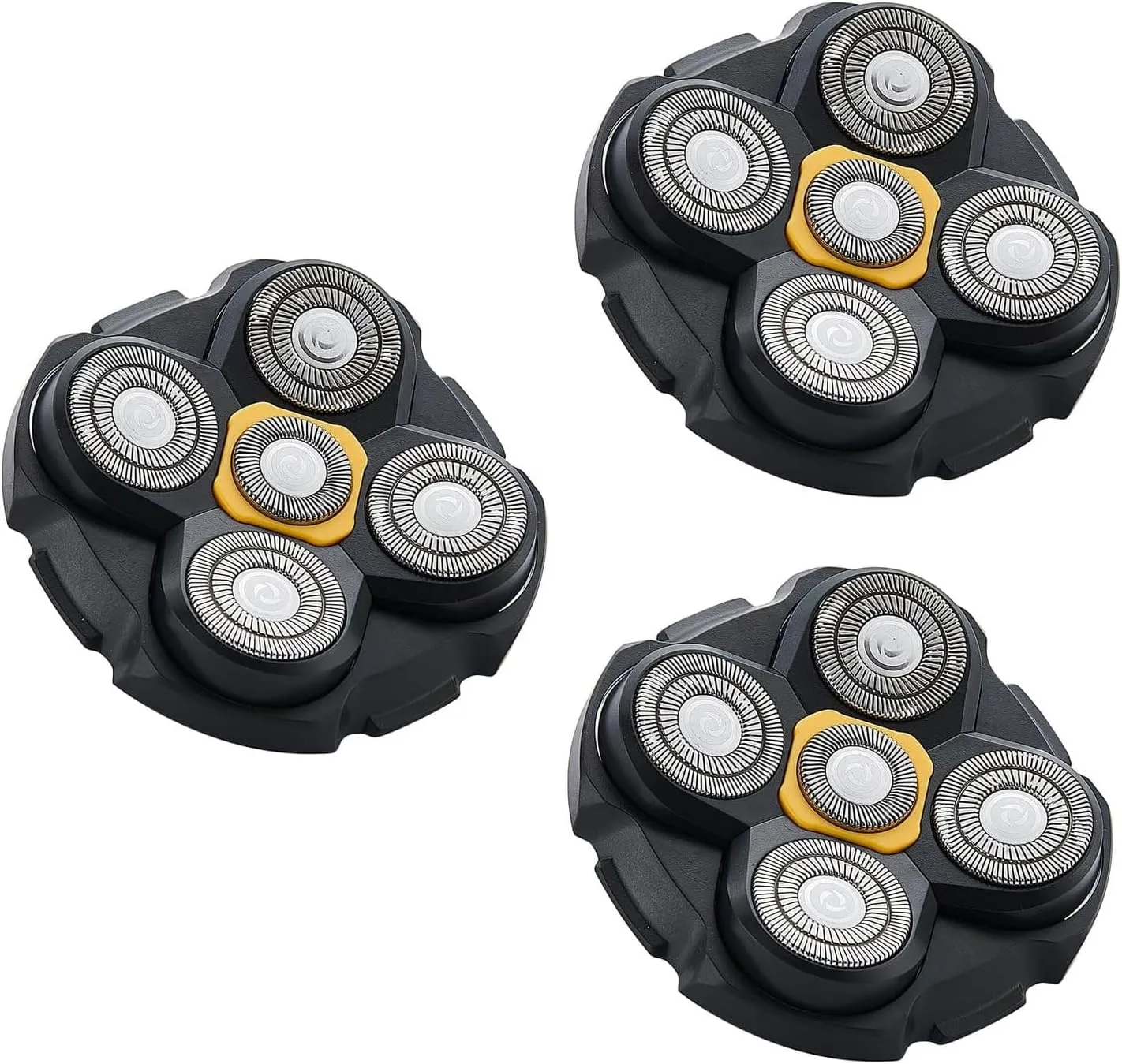Pro Head Shaver Replacement Blades Compatible with MicroTouch Titanium Head Shaver,Precision Electric Shaving for Bald Men. (3 pack)