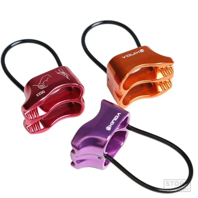 Professional Rappel ATC Belay Device – 25KN Aluminum Descender for Rock Climbing, Camping & Hiking