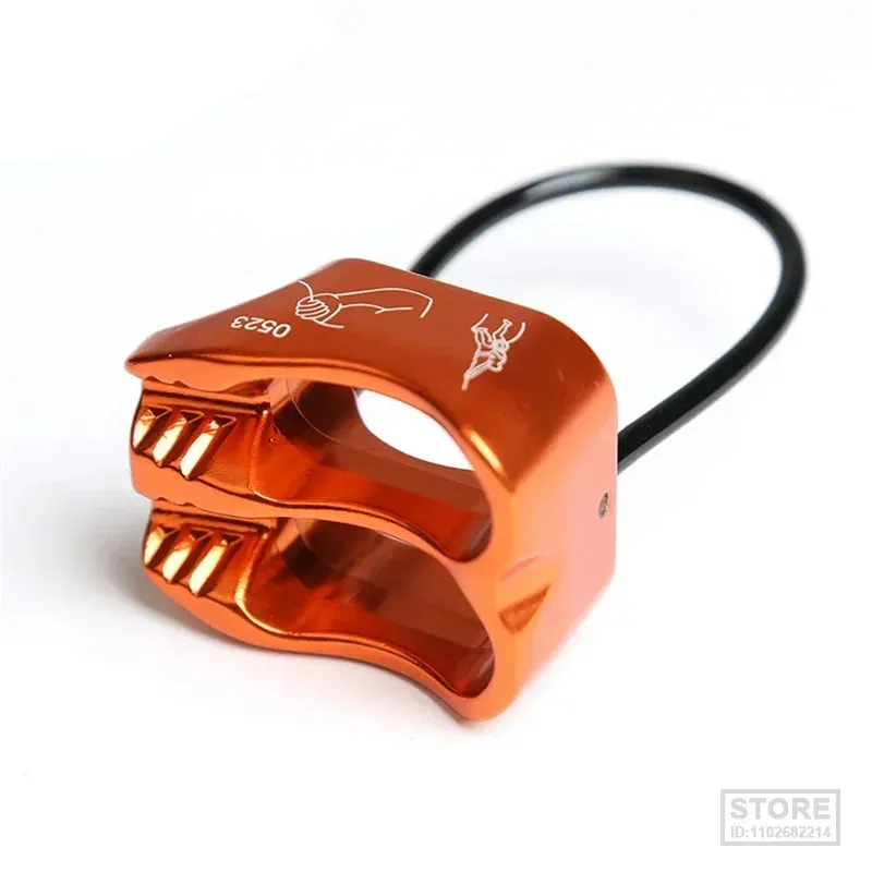 Professional Rappel ATC Belay Device – 25KN Aluminum Descender for Rock Climbing, Camping & Hiking