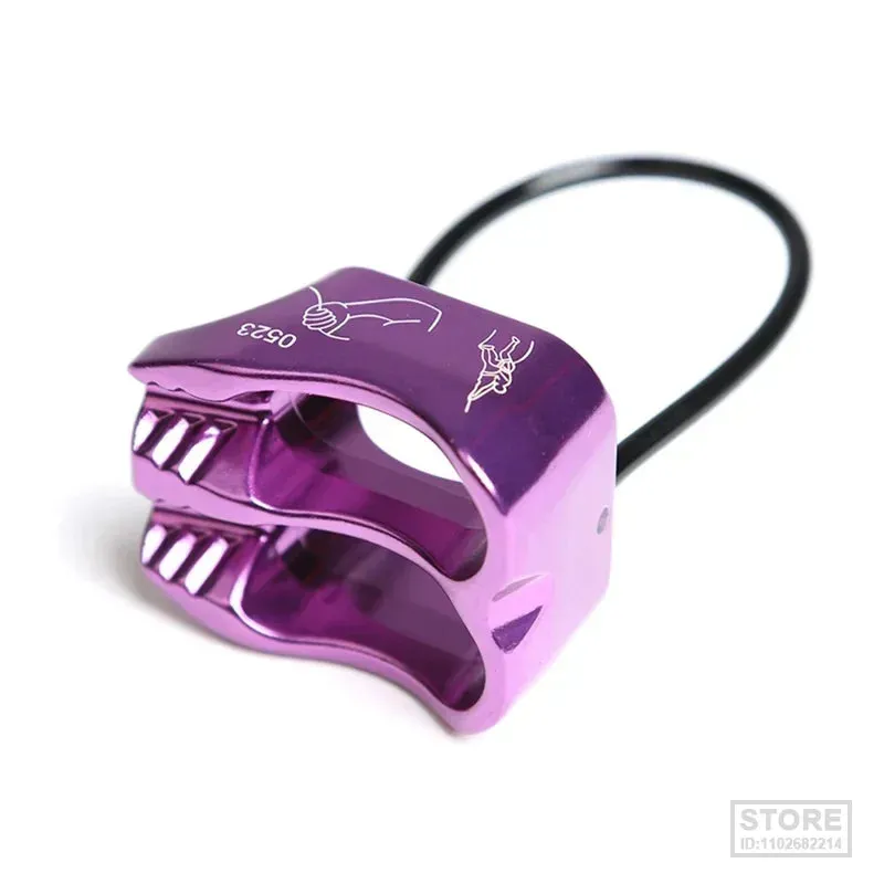 Professional Rappel ATC Belay Device – 25KN Aluminum Descender for Rock Climbing, Camping & Hiking
