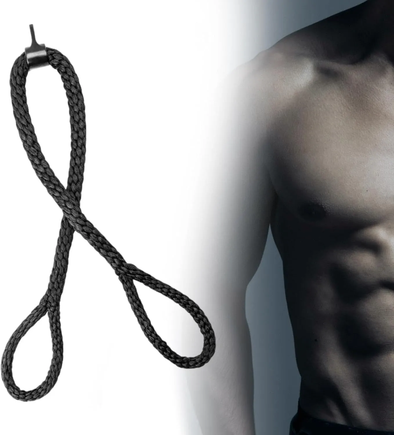 Pulley System Gym Pull Down Rope Accessories Lightweight Ergonomic for Press Down Cable Machine Multipurpose Braided Nylon
