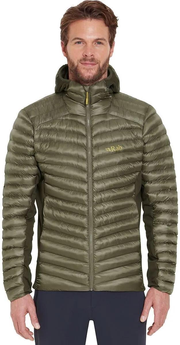 Rab Men's Cirrus Flex Hoodie Jacket, Lightweight Insulated Puffer Coat for Hiking
