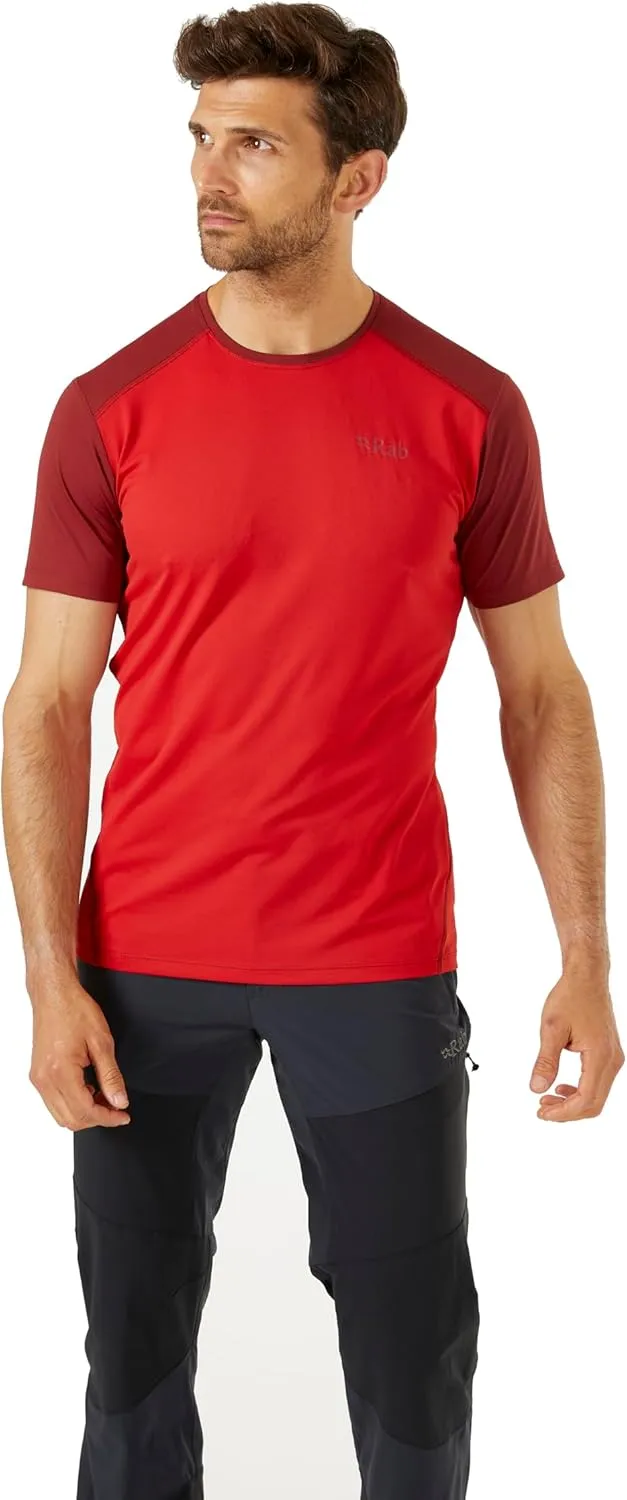 Rab Men's Force Tee - Lightweight T-Shirt for Hiking, Climbing, & Trail Running