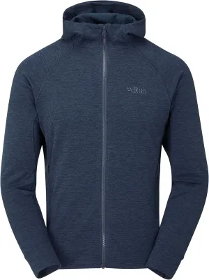 Rab Men's Nexus Hoody - Full-Zip Lightweight Fleece Jacket for Hiking & Climbing