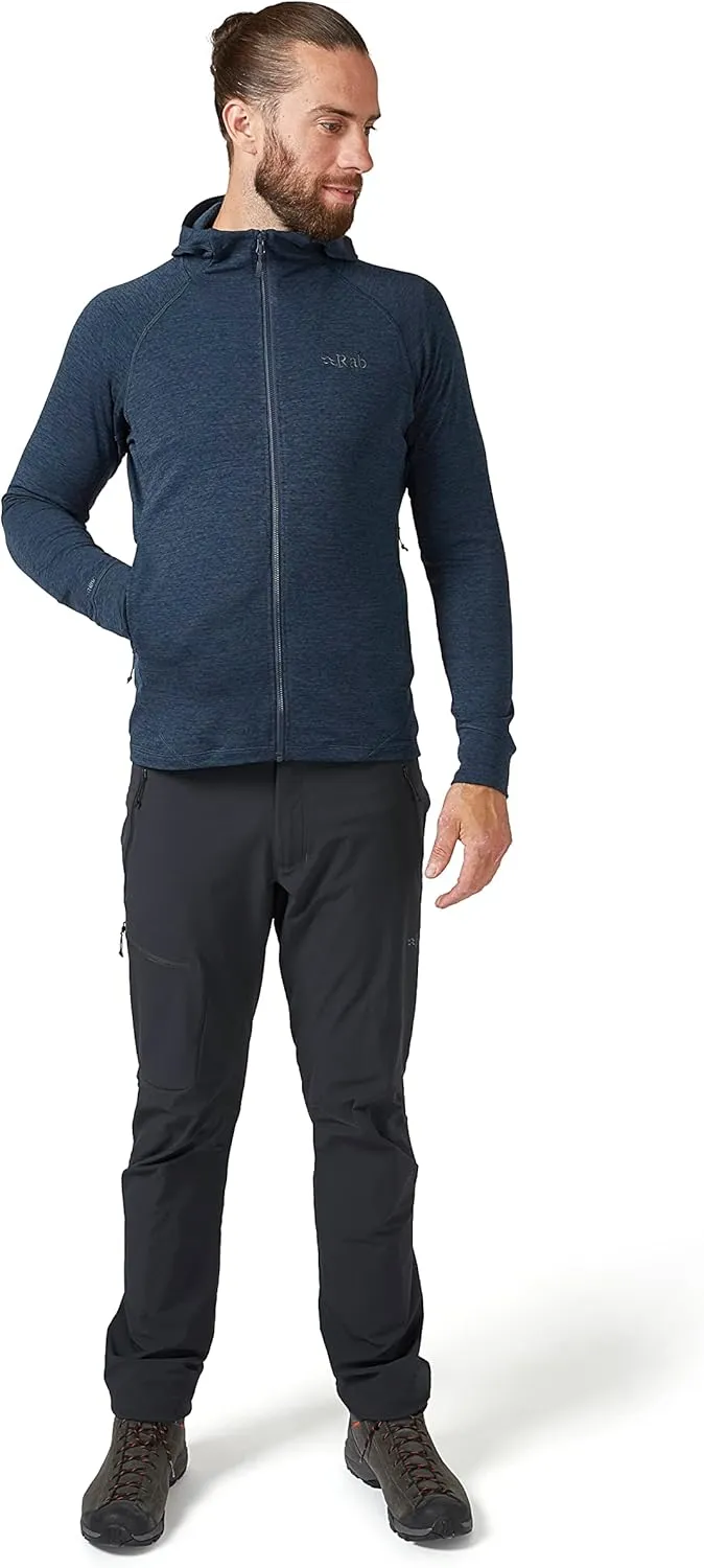 Rab Men's Nexus Hoody - Full-Zip Lightweight Fleece Jacket for Hiking & Climbing