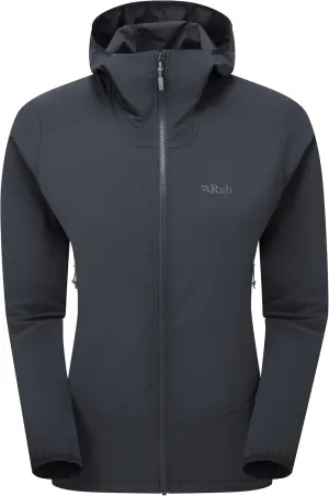 Rab Women's Borealis Hoody Jacket - Lightweight Water-Repellent Coat for Hiking & Climbing