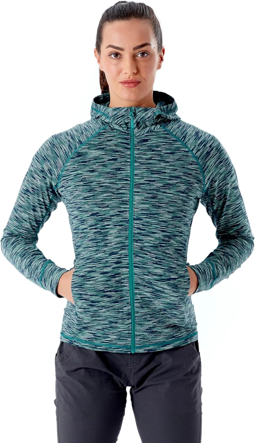 RAB Women's Maze Hoody Lightweight Breathable Hooded Coat for Hiking & Climbing