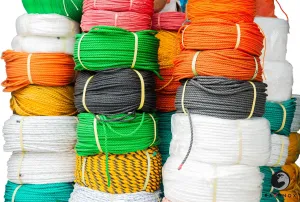 Ravenox Twisted Polypropylene Rope | Thick Black & Colored Poly Cord | Decorative Nautical Cordage That Knots Well for Pools, Anchors, Buoys, Boats, Pulling, Tie-Downs | Inch, Foot, Diameter & Spool