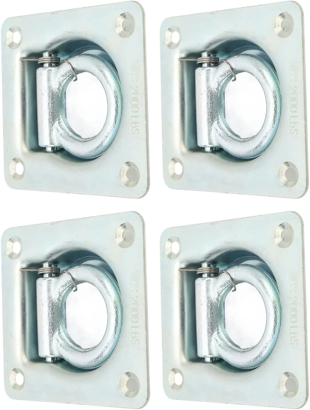 Recessed Tie Down D Rings , Stainless Steel Hatch Pull Flush Lift Anti Strong Strength for