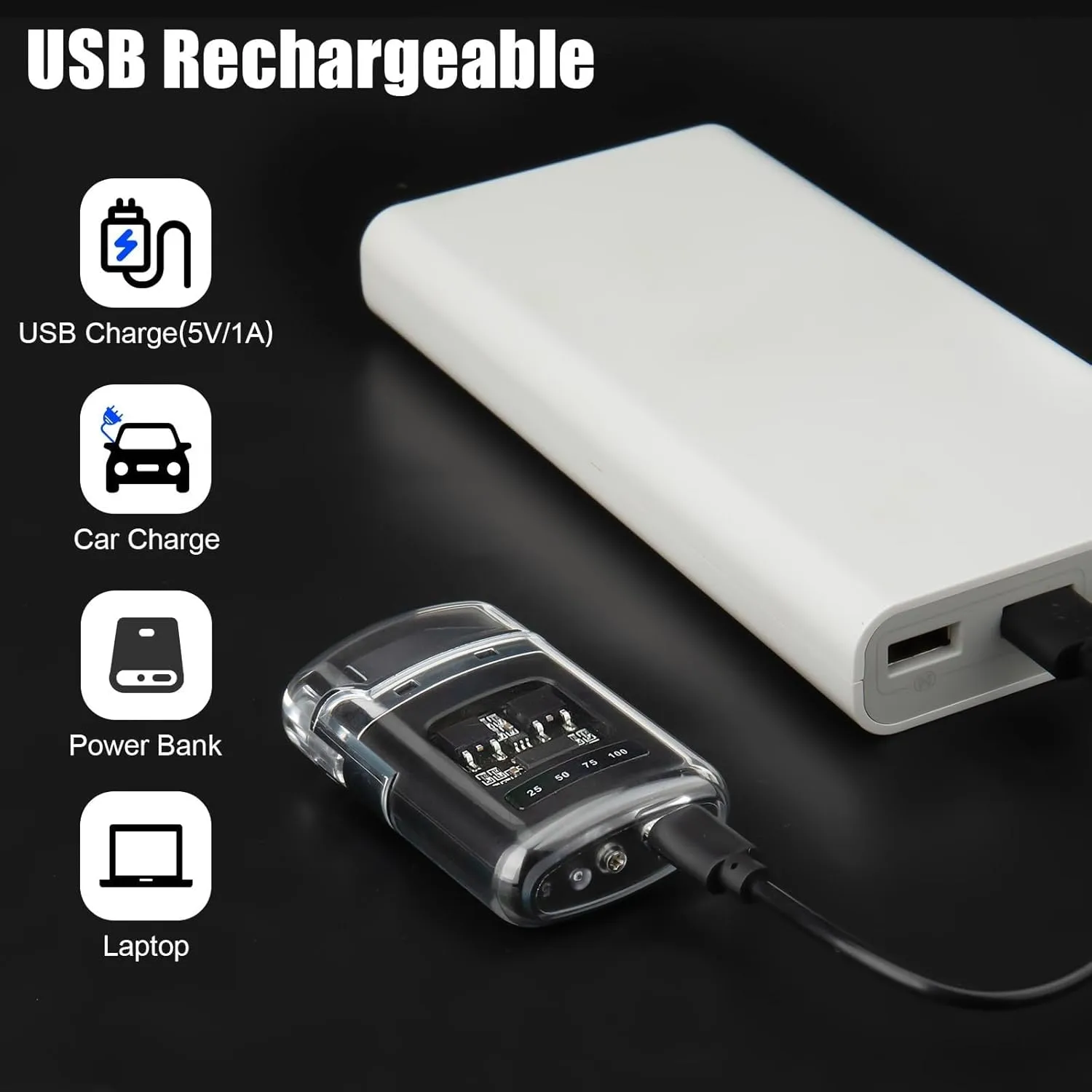 Rechargeable Lighter, Plasma Dual Arc Light Lighter, Electric Lighter with USB Charging, with LED Power Display, Outdoor Waterproof Lighter for Camping, Hiking, Adventure, Survival Tactical Gear(Blue)