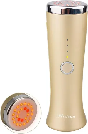 Red Light Therapy Devices,Pretticip Skin Tightening Care Wand Red LED Infrared Light Therapy for Face,Anti Aging,Facial Massager for Wrinkle Removal,Skin Rejuvenation,Facial Skin Lifting