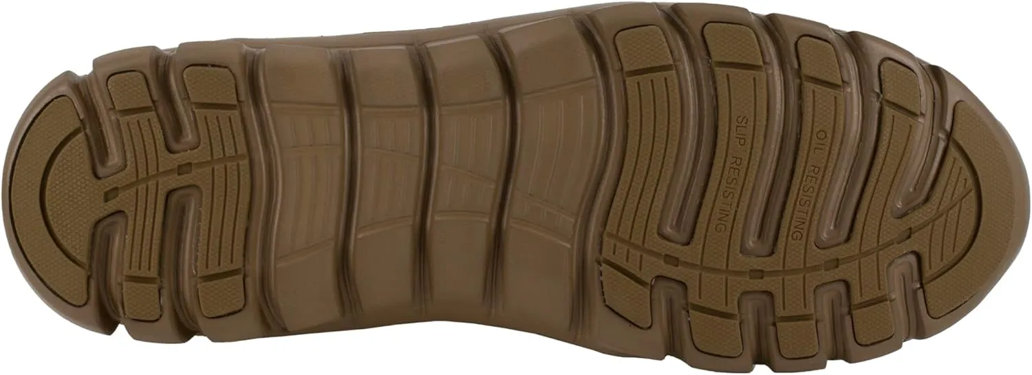 Reebok Men's Rb8809 Sublite Cushion Composite Toe 8" Tactical Boot with Side Zipper Coyote Military