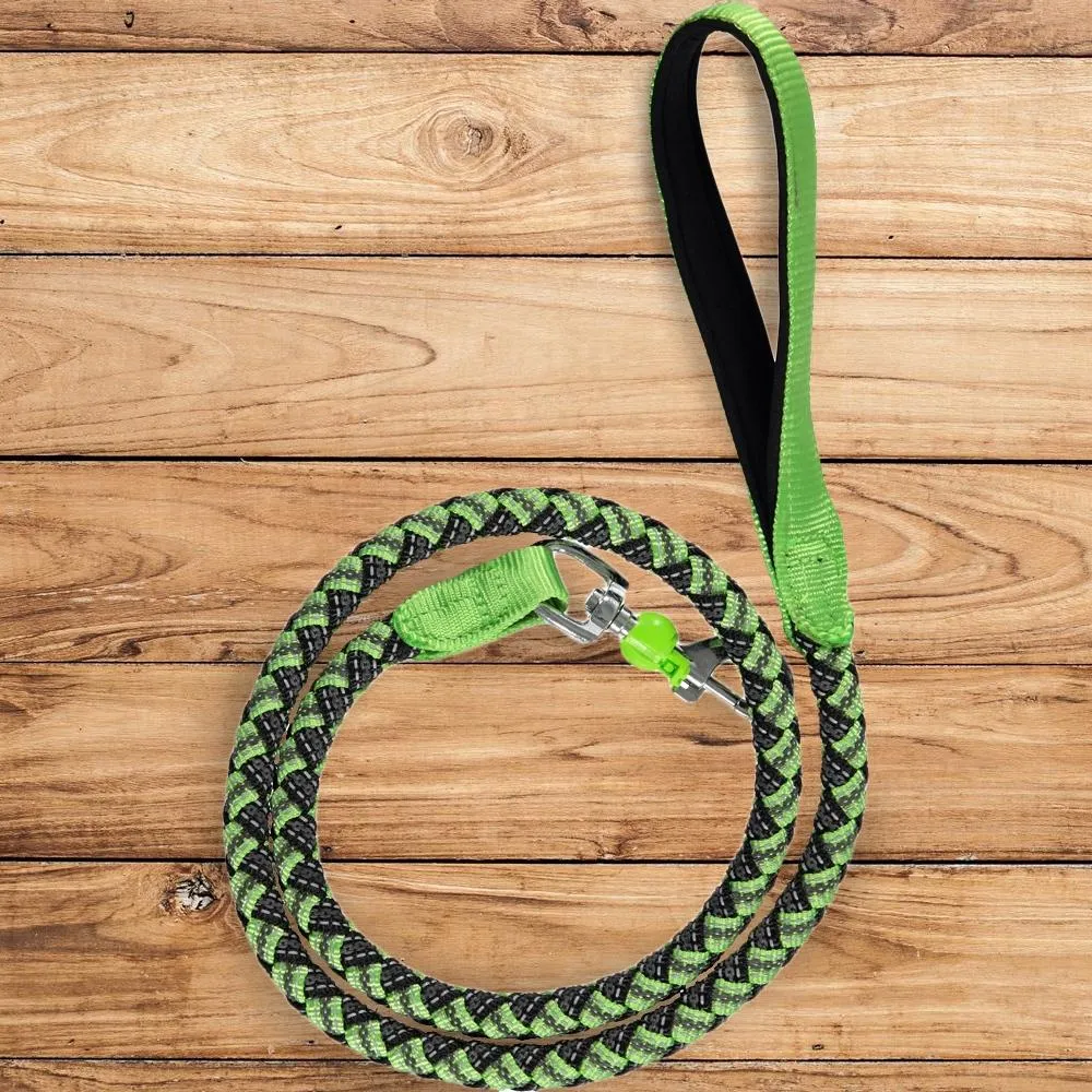 Reflective Stretchable Braided Leash for Pets
