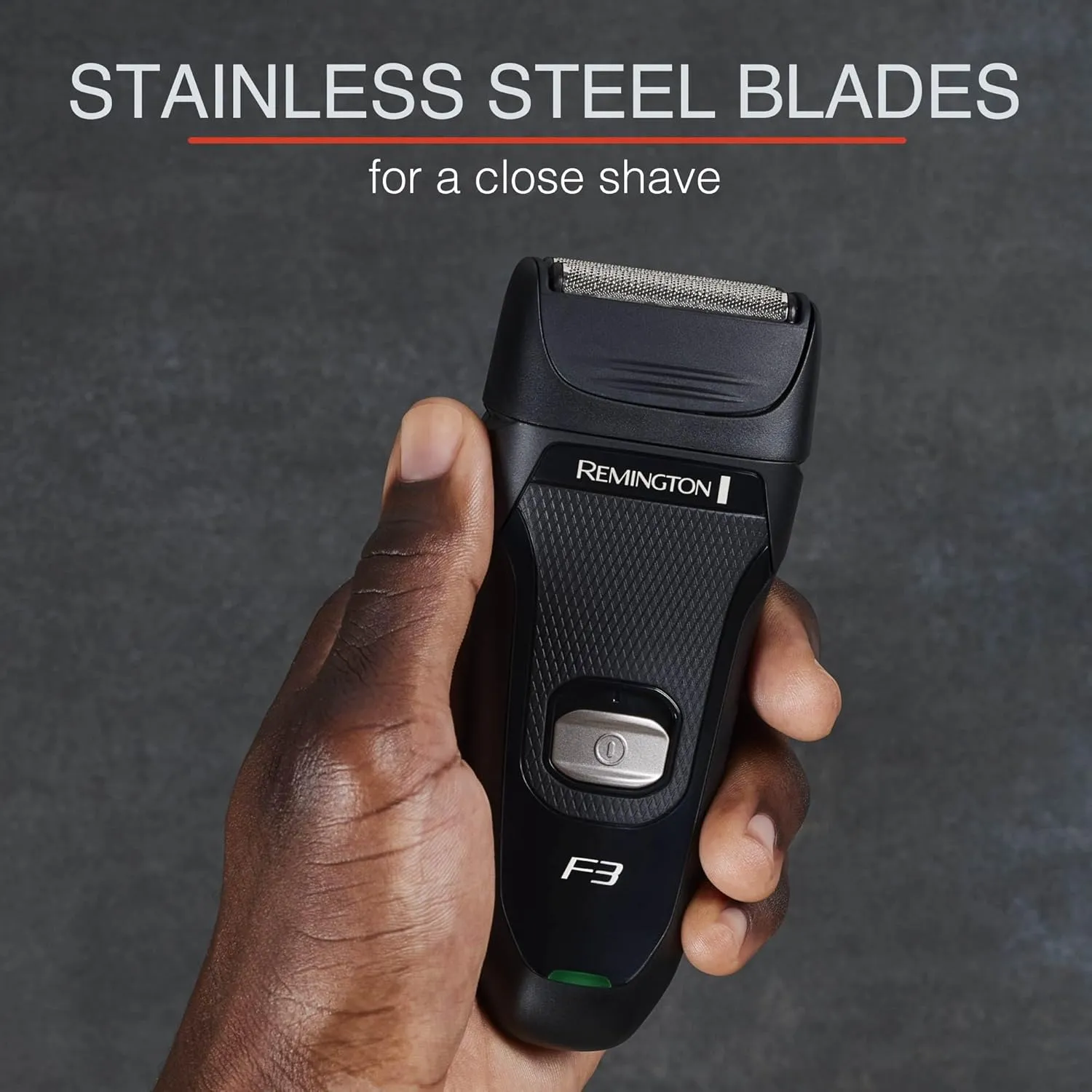 Remington F3 Style Series Foil Shaver for Men, Flexing Blades for Close and Comfortable Shave, Cordless Electric Rechargeable Razor.