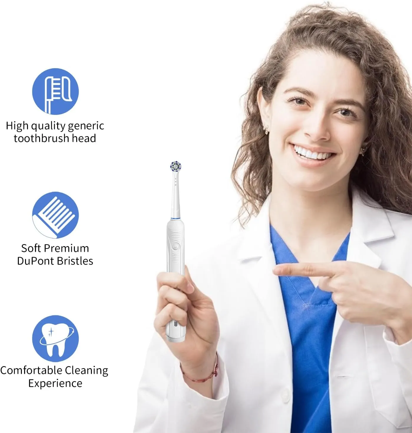Replacement Toothbrush Heads for Oral B Braun, 8 Pack Professional Electric Toothbrush Heads, Precision Clean Brush Heads Refill Compatible with Oral-B 7000/Pro 1000/9600/ 5000/3000/8000 (8pack)