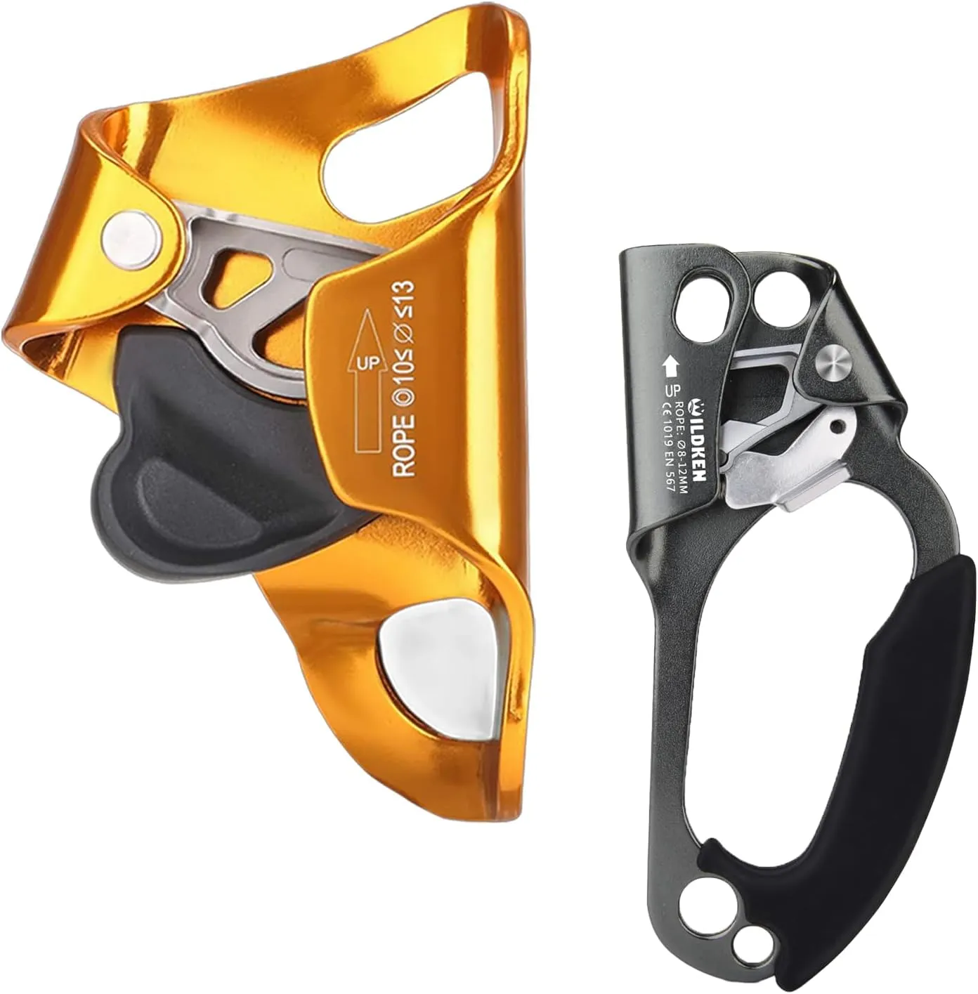 Rock Climbing Chest Ascender Climbing Mountaineering Tree Arborist Climbing Rappelling Equip, Climbing Hand Ascender Outdoor Mountaineering Tree Arborist Climbing Rappelling Equip