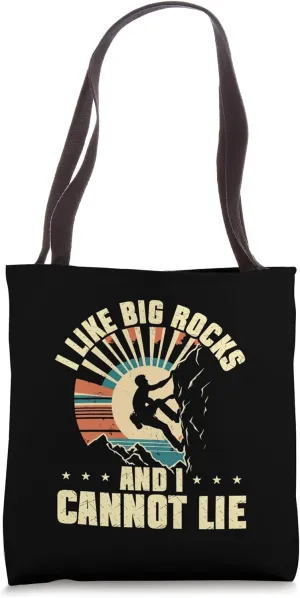 Rock Climbing Mountain Climber Sport Outdoor Athletes Tote Bag
