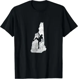 Rock Climbing T-Shirt - New Hampshire Rock Climbing Shirt T-Shirt