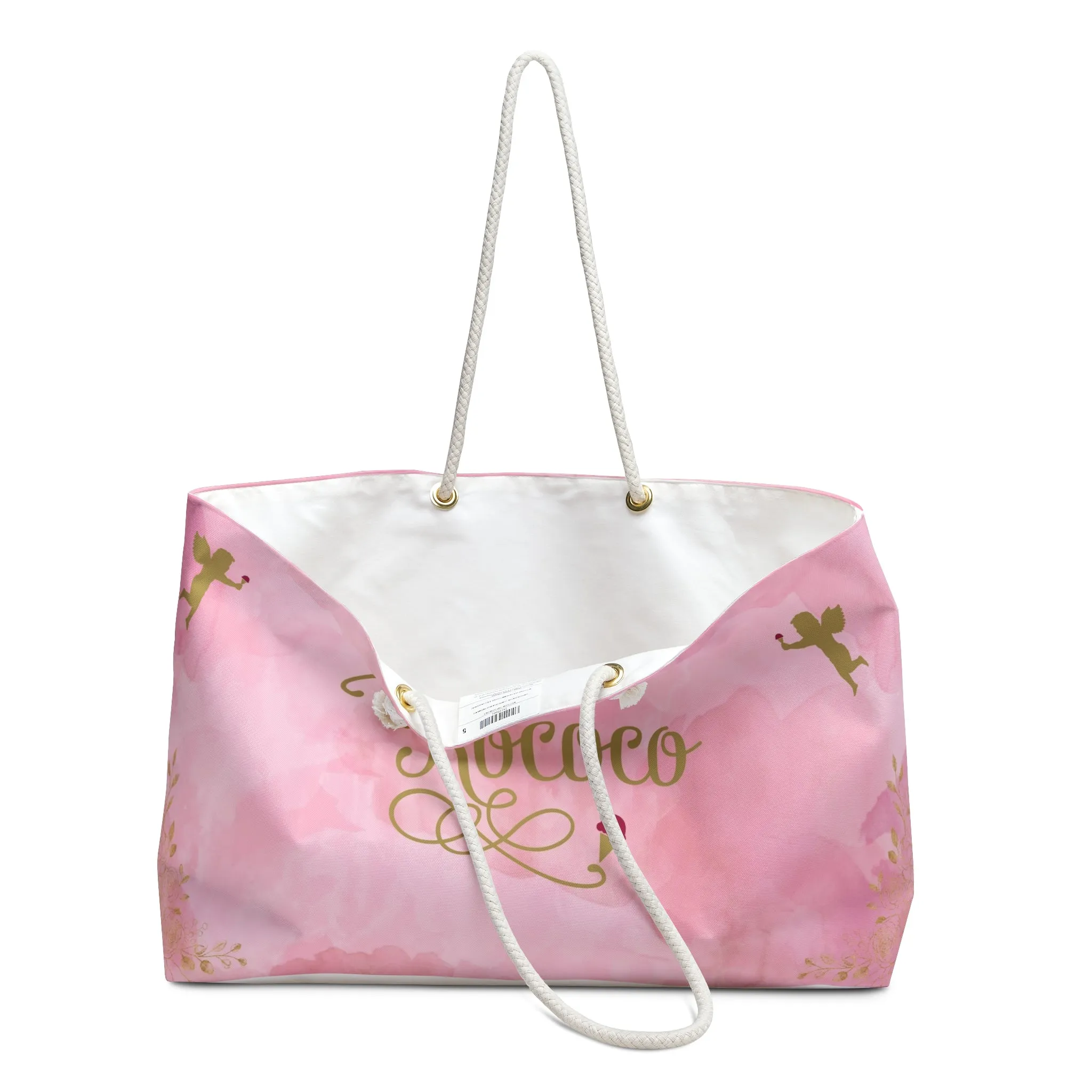 Rococo Weekender Bag - Chic Stylish Travel Tote for Weekend Getaways & Beach Days