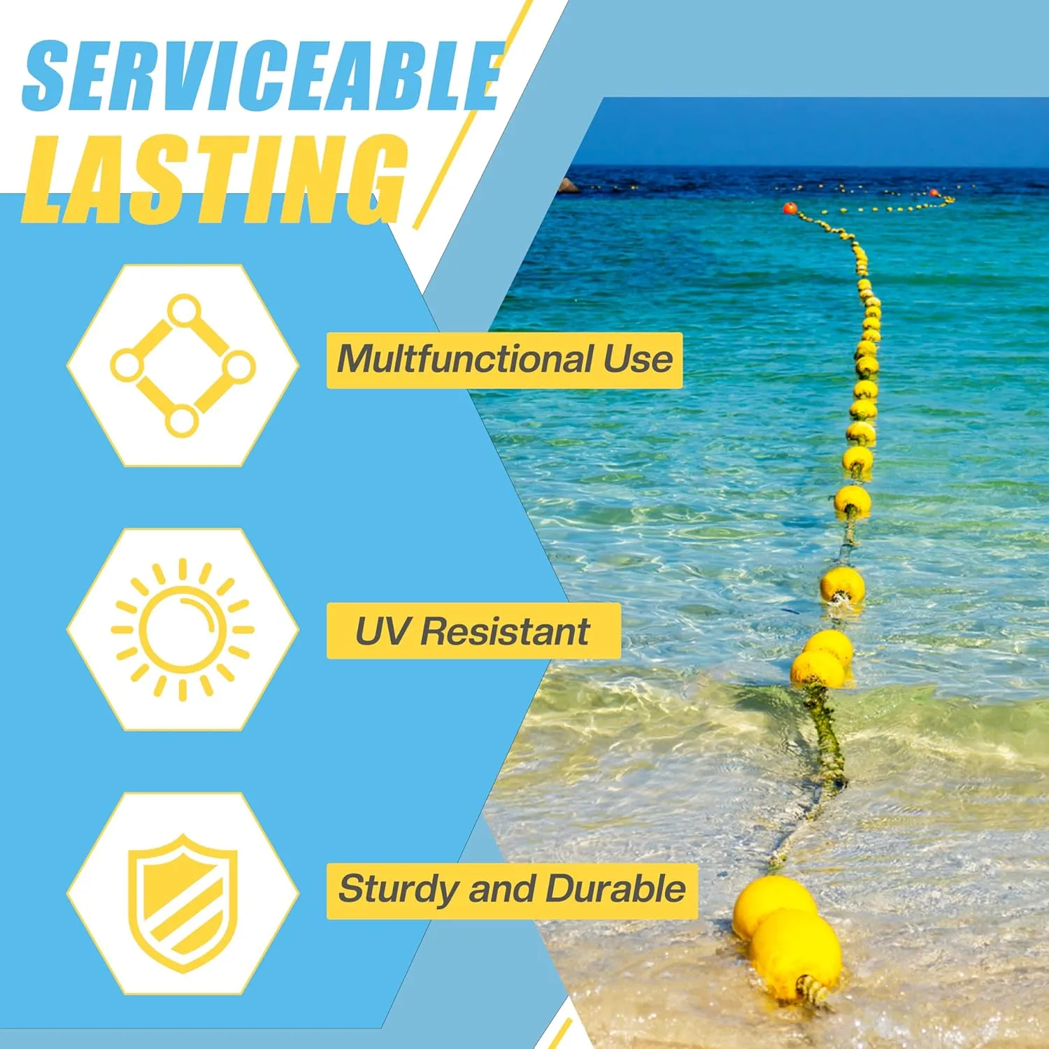 Rope Floats Marine Buoy Float, 4/8pcs Crab Trap Floats Deep Water Fishing Marker Buoys Oval Water Float Ski Rope Floats Anchor Float for Boats Swimming Pool Kayak Crabbing Trail Dock