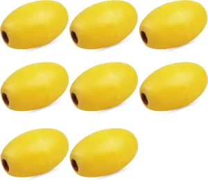 Rope Floats Marine Buoy Float, 4/8pcs Crab Trap Floats Deep Water Fishing Marker Buoys Oval Water Float Ski Rope Floats Anchor Float for Boats Swimming Pool Kayak Crabbing Trail Dock