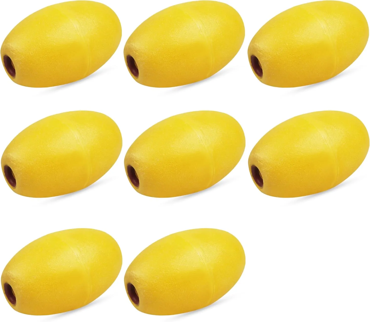Rope Floats Marine Buoy Float, 4/8pcs Crab Trap Floats Deep Water Fishing Marker Buoys Oval Water Float Ski Rope Floats Anchor Float for Boats Swimming Pool Kayak Crabbing Trail Dock