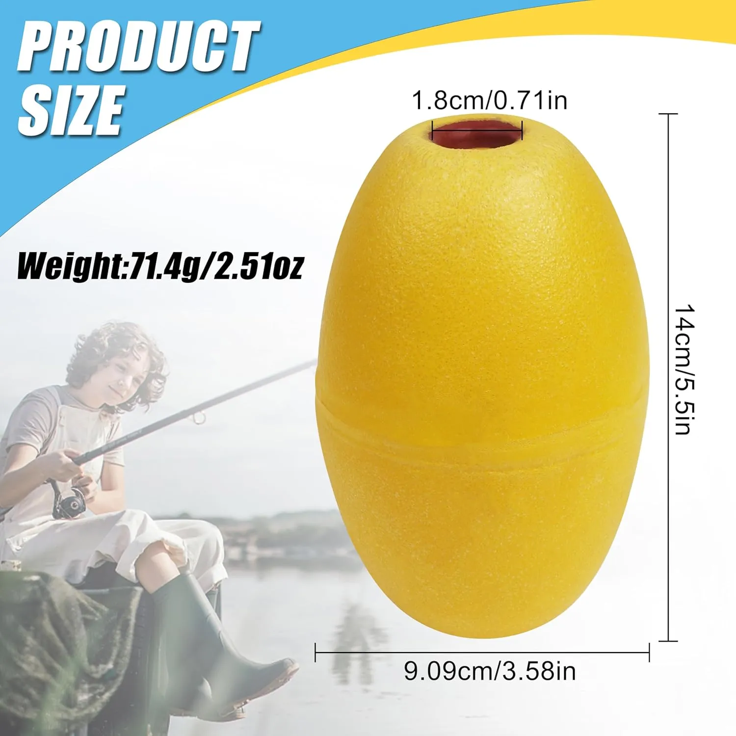 Rope Floats Marine Buoy Float, 4/8pcs Crab Trap Floats Deep Water Fishing Marker Buoys Oval Water Float Ski Rope Floats Anchor Float for Boats Swimming Pool Kayak Crabbing Trail Dock