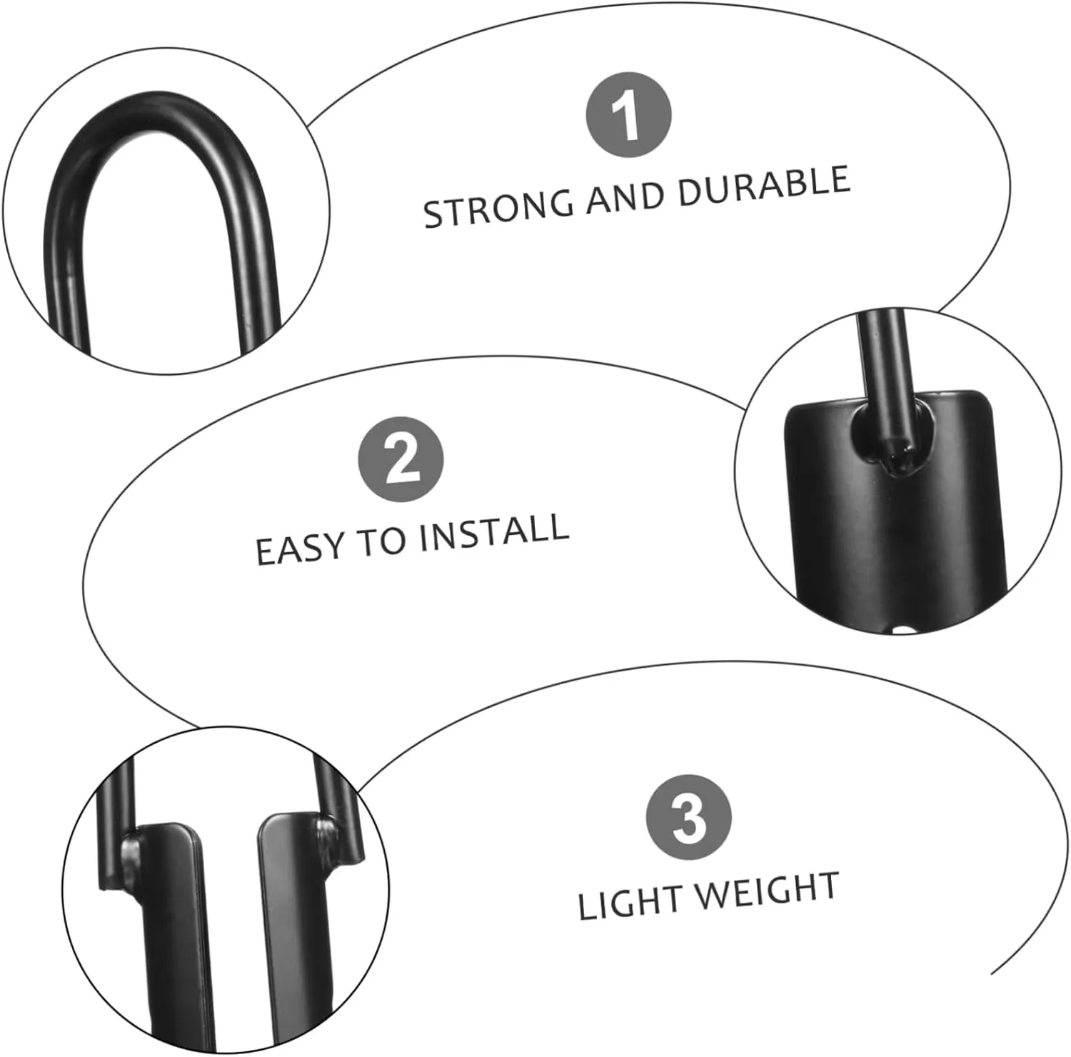 Rope Hook Heavy Duty Connection Buckle Sturdy for Daily Use Convenient Storage Portable Design for