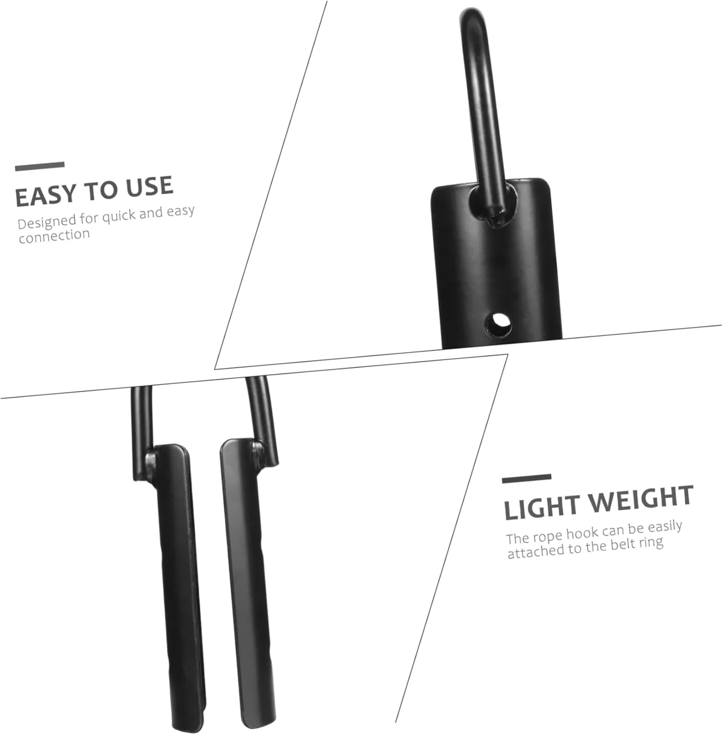 Rope Hook Heavy Duty Connection Buckle Sturdy for Daily Use Convenient Storage Portable Design for