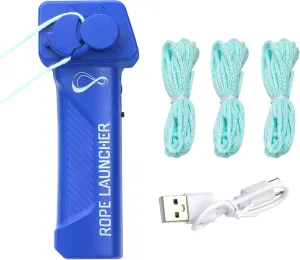 Rope Launcher Propellers Glow in The Dark,Gripping Novelty Fun Game Lasso Pressure Reducer,Speed Adjustable Glow in The Dark Loop Rope Shooting String Toy,Birthday Christmas Ideal Gift